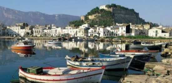 Denia harbour & Denia Castle on the Hill