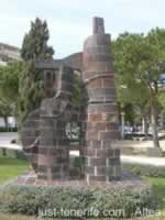 Altea Stone Block Sculpture