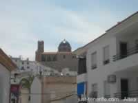 Chuch towers over Altea