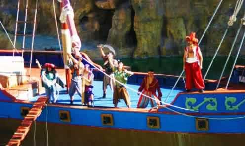 Pirate show at Terra Mitica