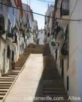 Altea Steep street