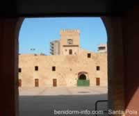 Santa Pola Castle Courtyard