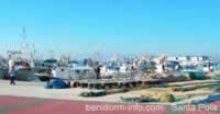 Santa Pola fish port