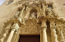 Beautiful Ornate Carved Doorway Alicante