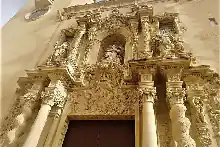 Beautiful Ornate Carved Doorway Alicante