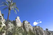 Guadalest Bell Tower andShear Cliffs