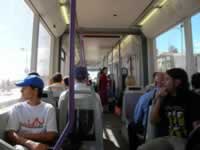 Tram interior