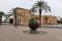 Ball Sculpture and Altamira Palace Plaza