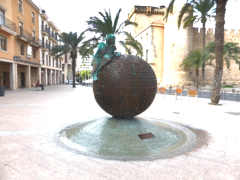 Ball Sculpture in Altamira Palace Plaza