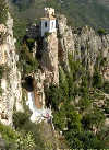 Entrance to Guadalest below and to left of Bell Tower