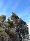 San Jose Castle on the rock's peak