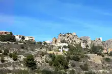 Approaching Guadalest