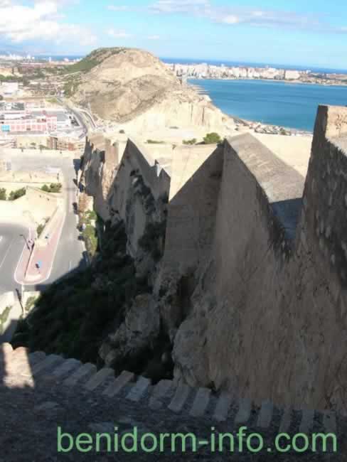 Castillo Santa Barbara Inland side