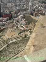 Old Town nestled below Castillo Santa Barbara ramparts