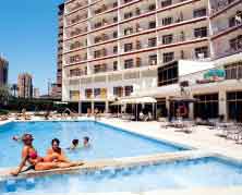 Orange hotel pool